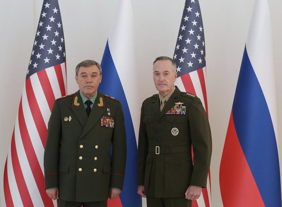 Начальники генштабов РФ и США договорились о совместной работе по снижению напряженности в мире