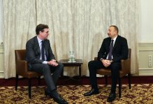 Президент Ильхам Алиев встретился в Мюнхене с главным исполнительным директором компании MAN SE (ФОТО)
