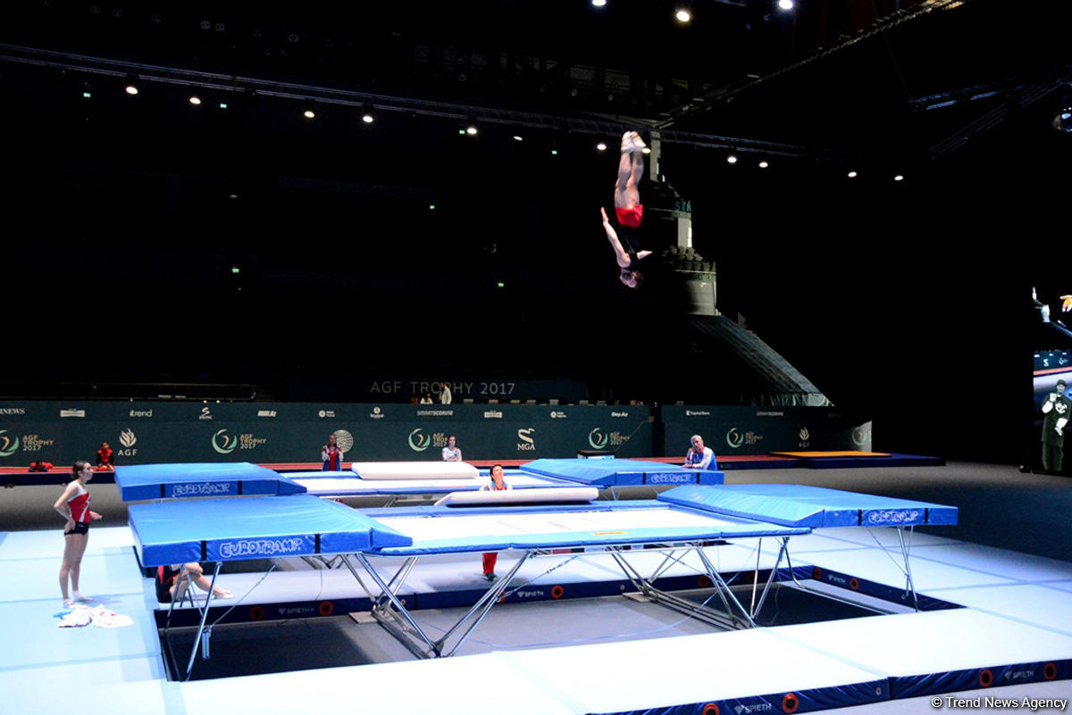 Training session for FIG World Cup in Baku (PHOTO)