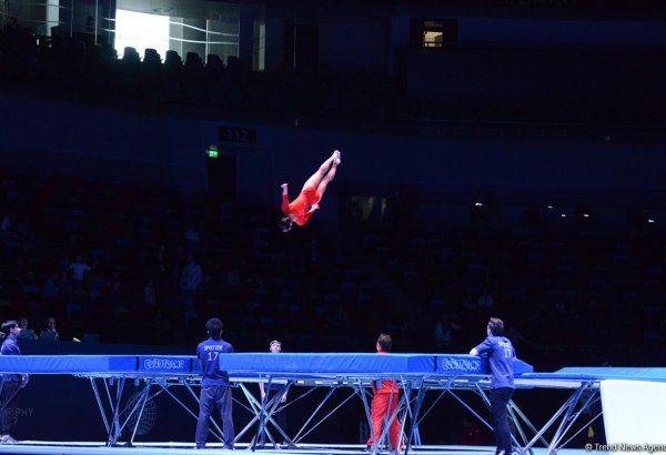 Летающие гимнасты Азербайджана на чемпионате мира в Болгарии
