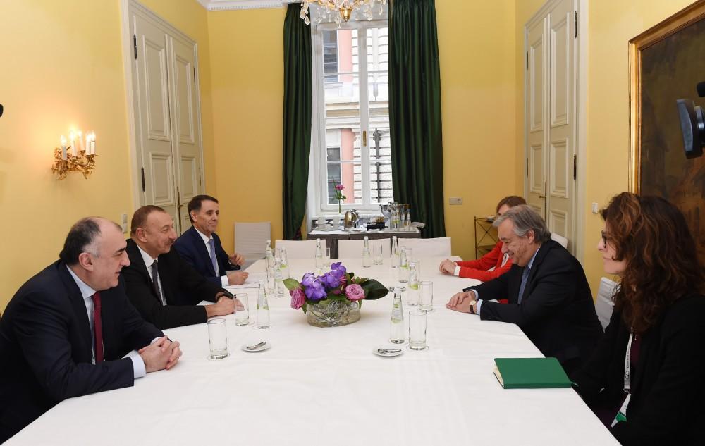 Ilham Aliyev to Antonio Guterres: Karabakh "referendum" illegal (PHOTO)