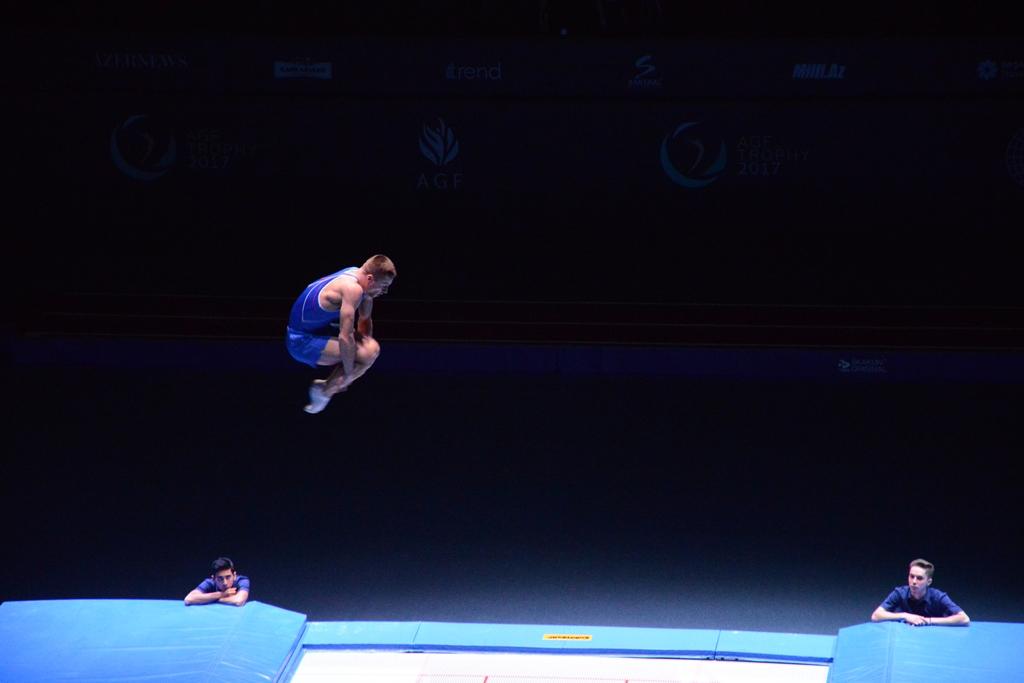 Азербайджанский гимнаст вышел в финал Кубка мира по прыжкам на батуте (ФОТО) (версия 2)