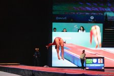 Лучшие моменты Кубка мира FIG по прыжкам на батуте и тамблингу в Баку (ФОТОРЕПОРТАЖ)