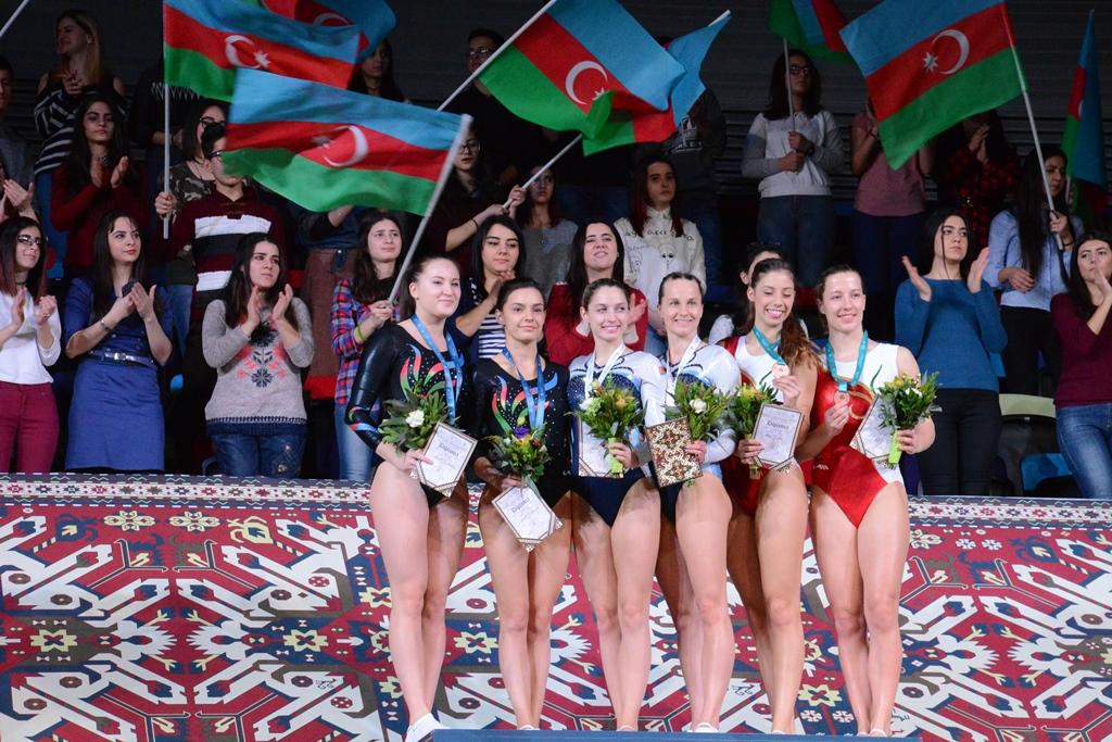 Winners of Baku World Cup in Trampoline Gymnastics awarded (PHOTO)