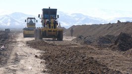 Началось строительство автодороги в освобожденное село Джоджуг Марджанлы (ФОТО)