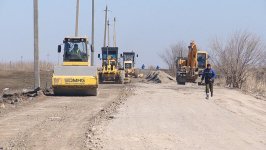 Началось строительство автодороги в освобожденное село Джоджуг Марджанлы (ФОТО)