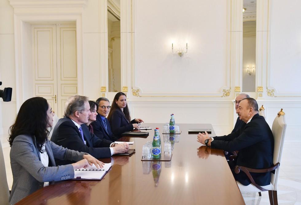 Президент Азербайджана принял заместителя помощника госсекретаря США