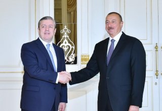 Georgian PM phones Ilham Aliyev