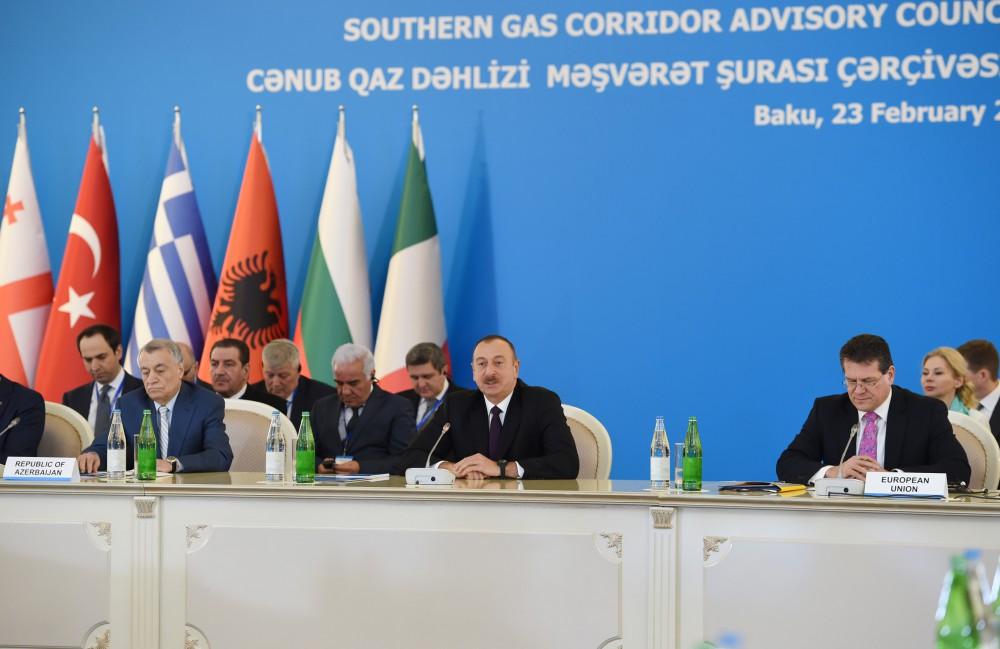Президент Ильхам Алиев: "Южный газовый коридор" – вопрос энергобезопасности, и энергобезопасность является национальной безопасностью стран  (ФОТО) (ОБНОВЛЕНО)