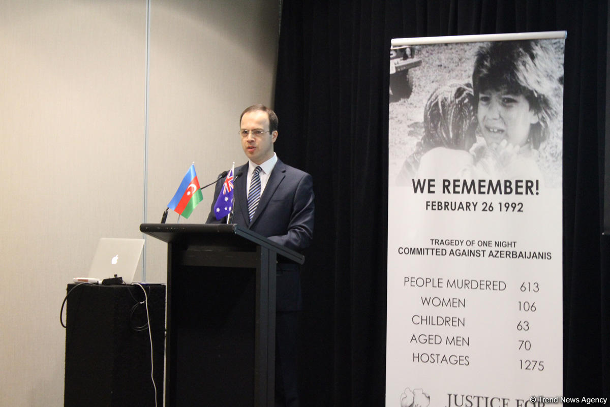 Avstraliyanın Melburn şəhərində Xocalı soyqırımı qurbanları anılıb (FOTO)