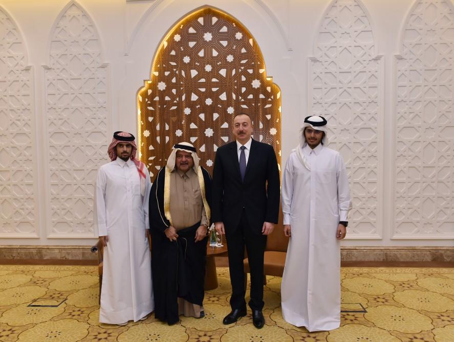 Ilham Aliyev met with chairman of Al Faisal Holding and Qatari Businessmen Association in Doha