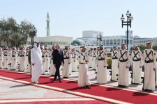 В Катаре состоялась церемония официальной встречи Президента Азербайджана (ФОТО)