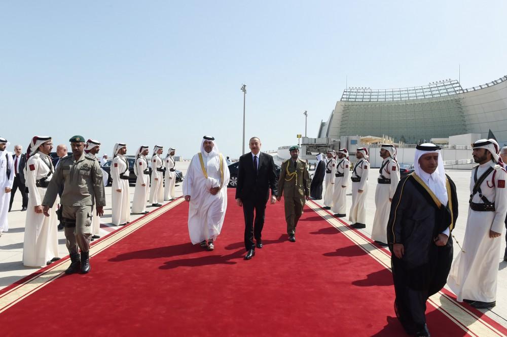 Завершился официальный визит Президента Азербайджана в Катар (ФОТО)