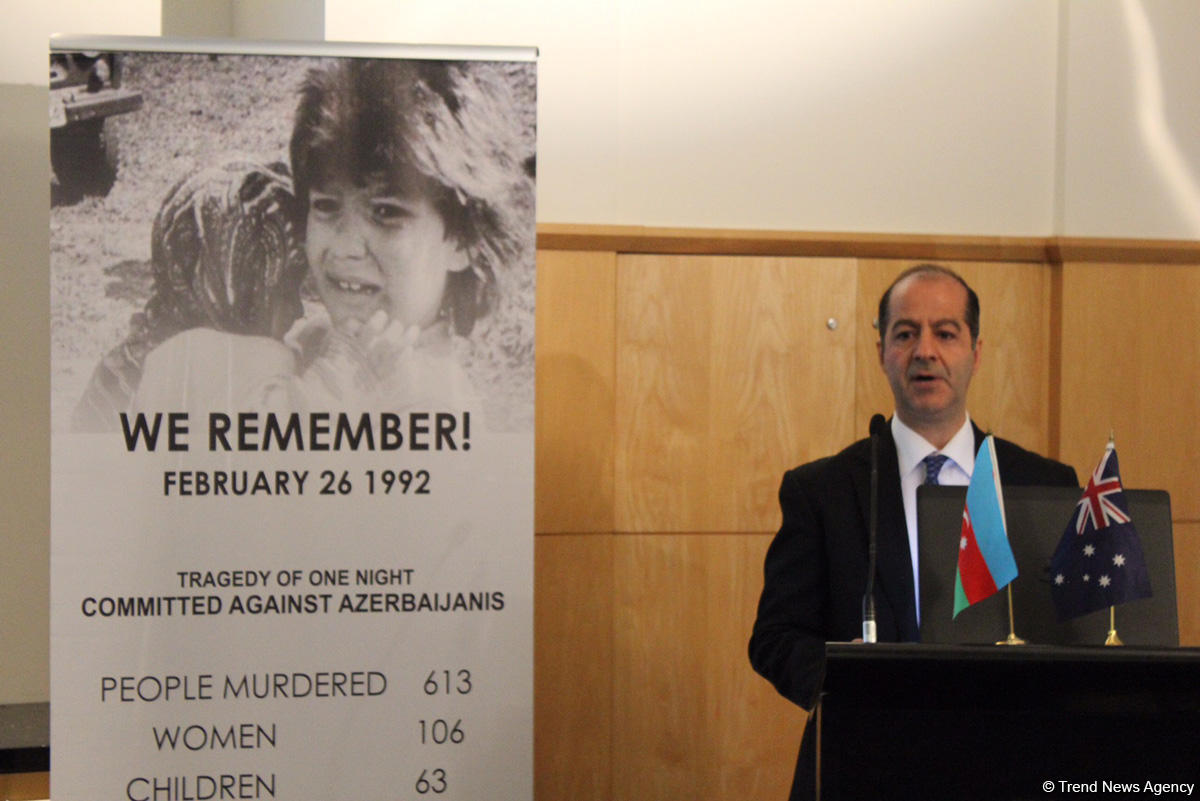В Сиднее почтили память жертв Ходжалинского геноцида (ФОТО)