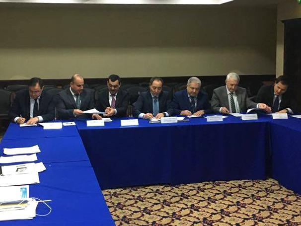 Азербайджан, Казахстан и Грузия согласовали условия осуществления грузоперевозок по железной дороге и на паромах (ФОТО)