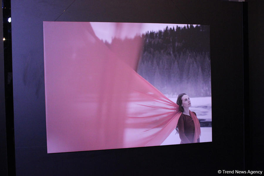 Севда Алекперзаде презентовала клип "Когда вспоминаю тебя" в художественной галерее (ВИДЕО, ФОТО)