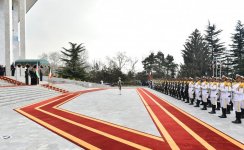 Official welcome ceremony held for Ilham Aliyev in Tehran (PHOTO)