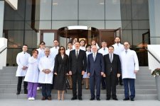 Azerbaijan’s president, first lady attend Heart Center opening in Baku (PHOTO)