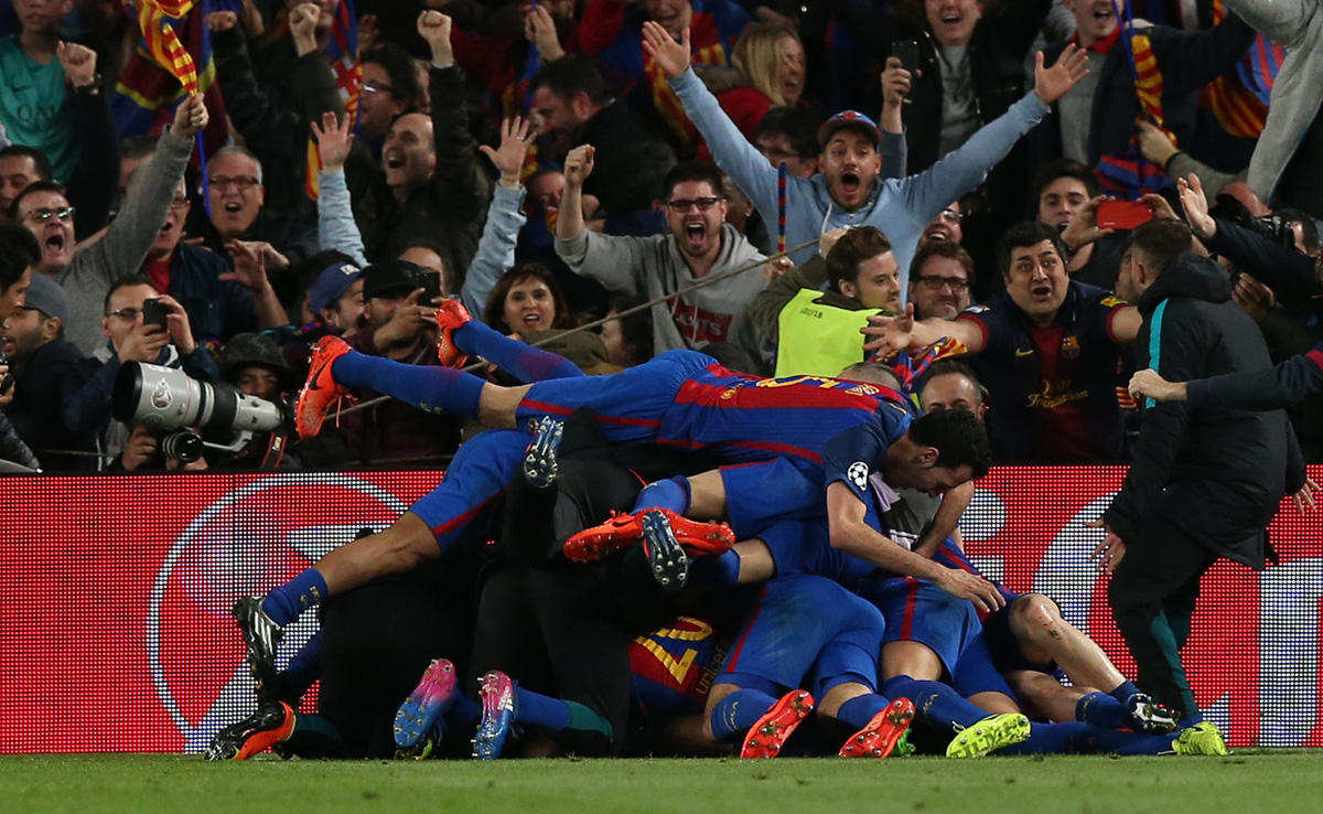 Больше, чем фантастика! Как "Барселона" отметила историческую победу над ПСЖ (ВИДЕО, ФОТО)