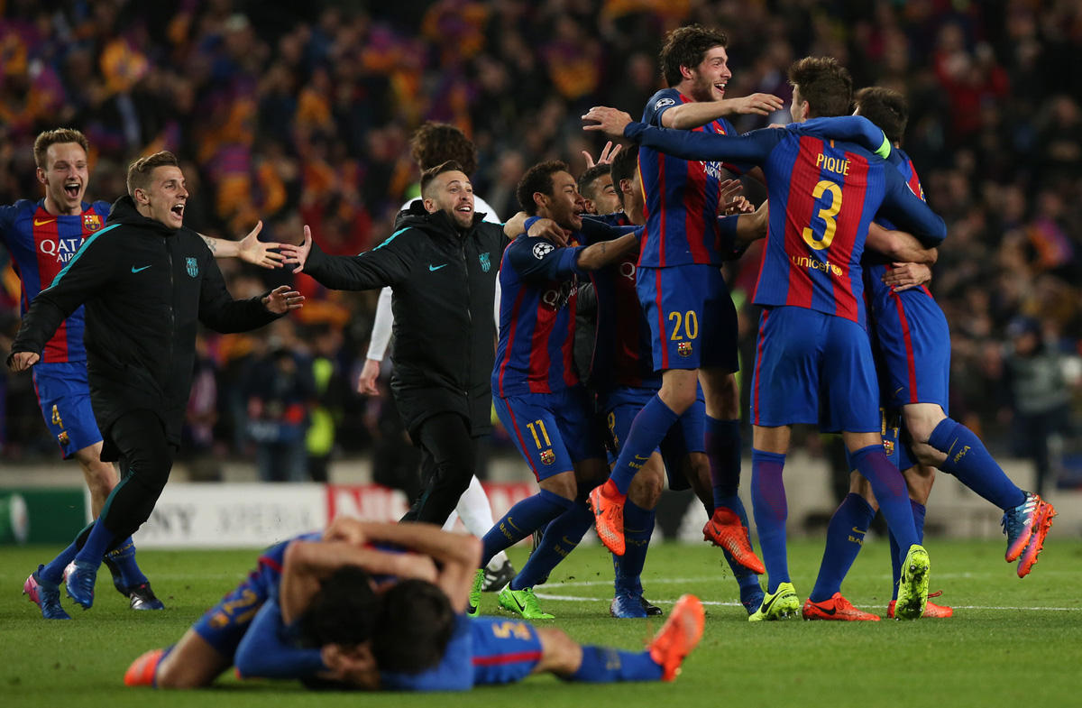 Больше, чем фантастика! Как "Барселона" отметила историческую победу над ПСЖ (ВИДЕО, ФОТО)