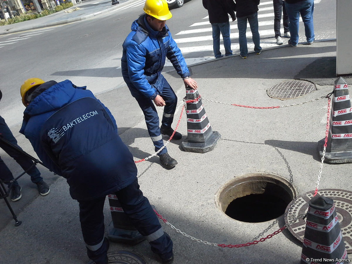 Инфраструктура кабельно-канализационных сооружений Баку оптимизирована на 50% (ФОТО)