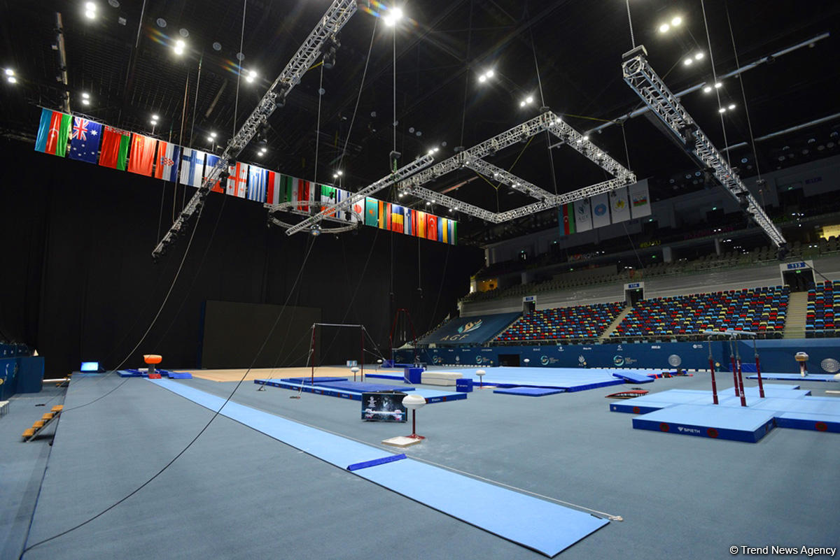 İdman gimnastikası üzrə Dünya Kuboku Bakıda iştirakçılarını gözləyir (FOTOREPORTAJ)