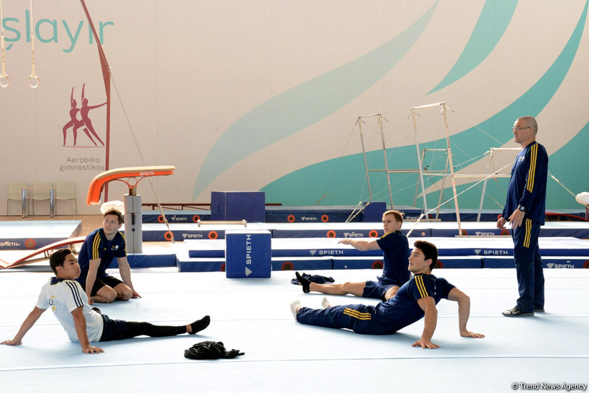 Avstraliya milli komandasının məşqçisi: Milli Gimnastika Arenasında yaradılan şərait çox gözəldir (FOTO)