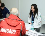 Teams getting accredited for World Cup in artistic gymnastics in Baku (PHOTO)