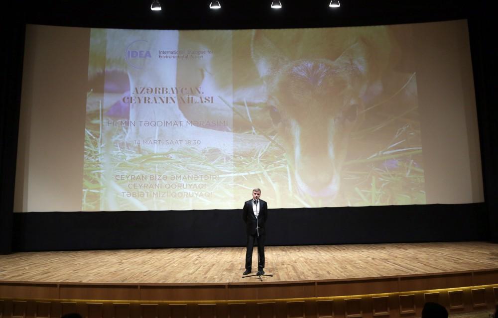 Leyla Aliyeva attends presentation of “Azerbaijan. Saving gazelles” documentary (PHOTO)
