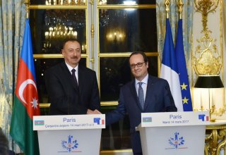 Франсуа Олланд: Между Азербайджаном и Францией налажены хорошие связи во многих областях