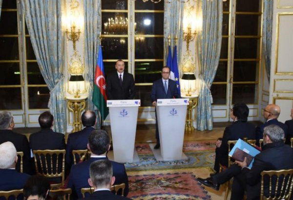 Hollande: Azerbaijan, France enjoy good relations in many areas