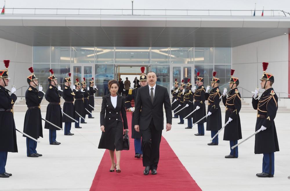 Завершился официальный визит  Президента Азербайджана во Францию (ФОТО)
