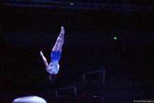 Стартовал первый день соревнований Кубка мира по спортивной гимнастике в Баку (ФОТО)