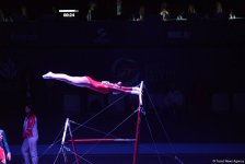Azerbaijani gymnasts reach uneven bars finals at FIG World Cup in Baku (PHOTO)