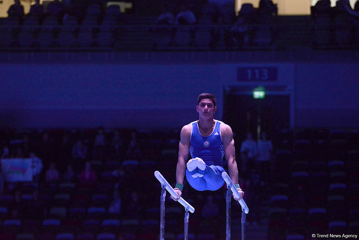 Azerbaijani gymnasts Agharzayev, Simonov reach finals of World Cup in gymnastics