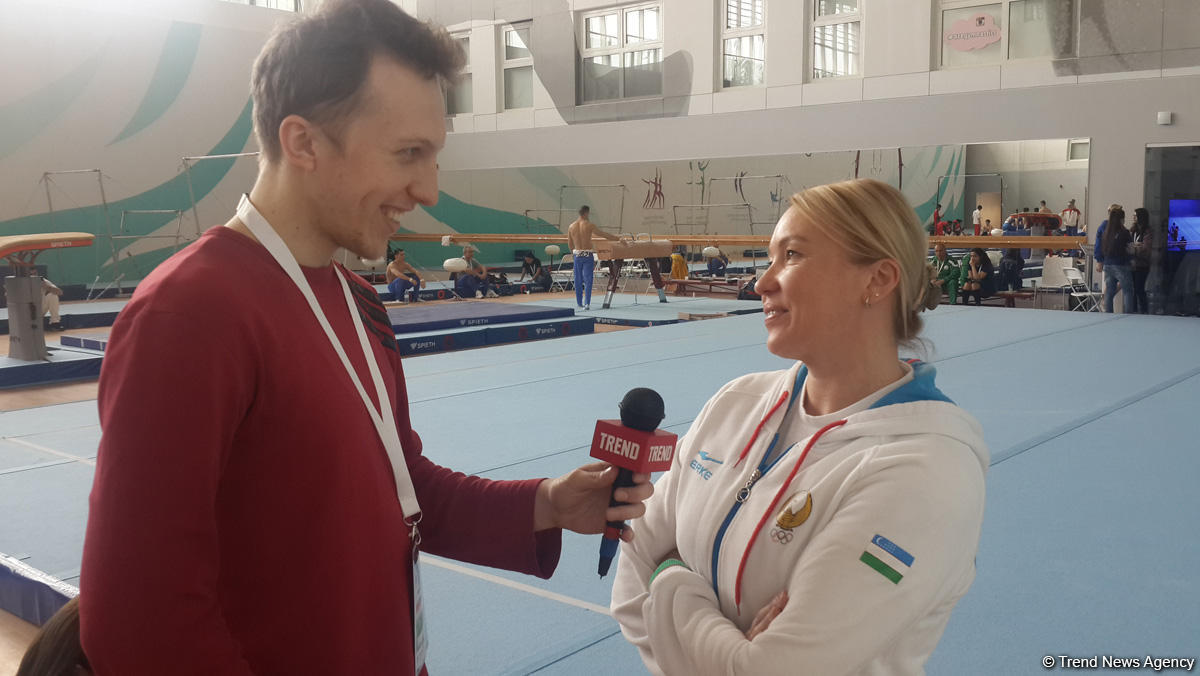 Dünya çempionu: Azərbaycanda gimnastika daha da inkişaf edəcək (FOTO)