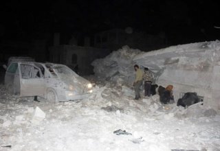 ABŞ qırıcısı Suriyada məscidi bombaladı: 58 ölü, 100 yaralı (FOTO)