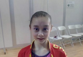 Chinese gymnast aims for first place at Baku World Cup