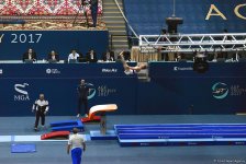 Day 2 of FIG World Cup in artistic gymnastics kicks off in Baku (PHOTO)