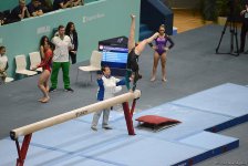 Bakıda idman gimnastikası üzrə Dünya Kubokunun ikinci günü başladı (FOTO)