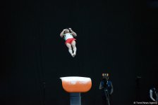 Bakıda idman gimnastikası üzrə Dünya Kubokunun ikinci günü başladı (FOTO)
