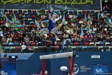 Стартовал второй день соревнований Кубка мира по спортивной гимнастике в Баку (ФОТО)