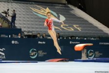 Bakıda idman gimnastikası üzrə Dünya Kubokunun ikinci günü başladı (FOTO)