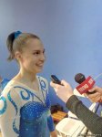 Finlandiyalı gimnast: Milli Gimnastika Arenasında çıxış etmək çox xoşdur (FOTO)