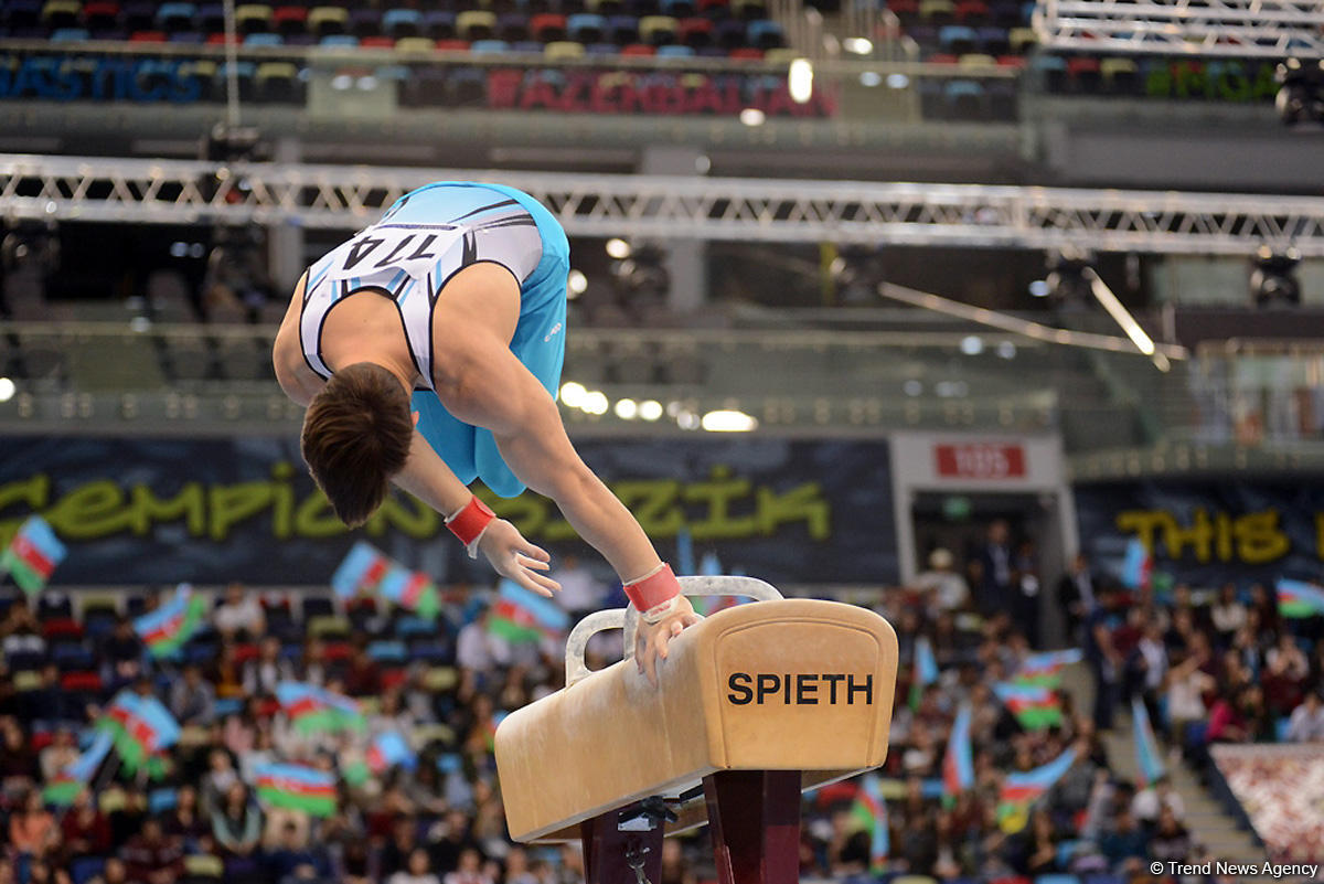 Vault qualifications of FIG World Cup in Baku end