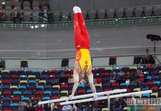 Chinese gymnast wins gold medal of FIG World Cup in Baku