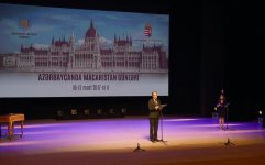 Birinci vitse-prezident Mehriban Əliyeva “Macarıstan günləri” çərçivəsində sərginin açılışında iştirak edib (FOTO)