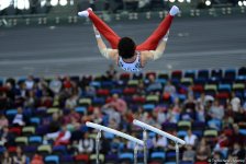 Лучшие моменты третьего дня соревнований Кубка мира по спортивной гимнастике в Баку (ФОТОРЕПОРТАЖ)