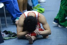 İdman gimnastikası üzrə Dünya Kubokunda ayrı-ayrı növlər üzrə final yarışlarının birinci günü başlayıb (FOTO)