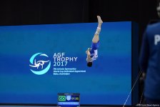 İdman gimnastikası üzrə Dünya Kubokunda ayrı-ayrı növlər üzrə final yarışlarının birinci günü başlayıb (FOTO)